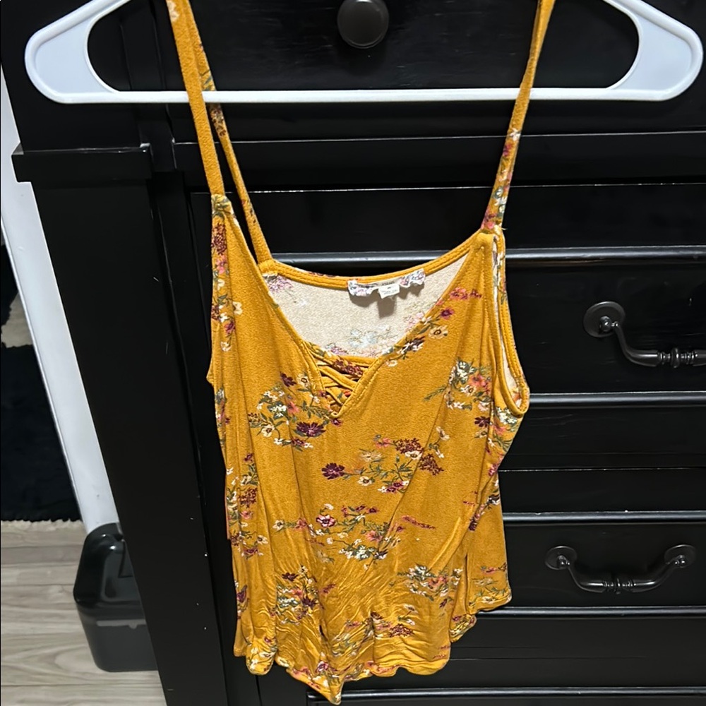 Pink Republic Gold Asymmetrical Embellished Camisole